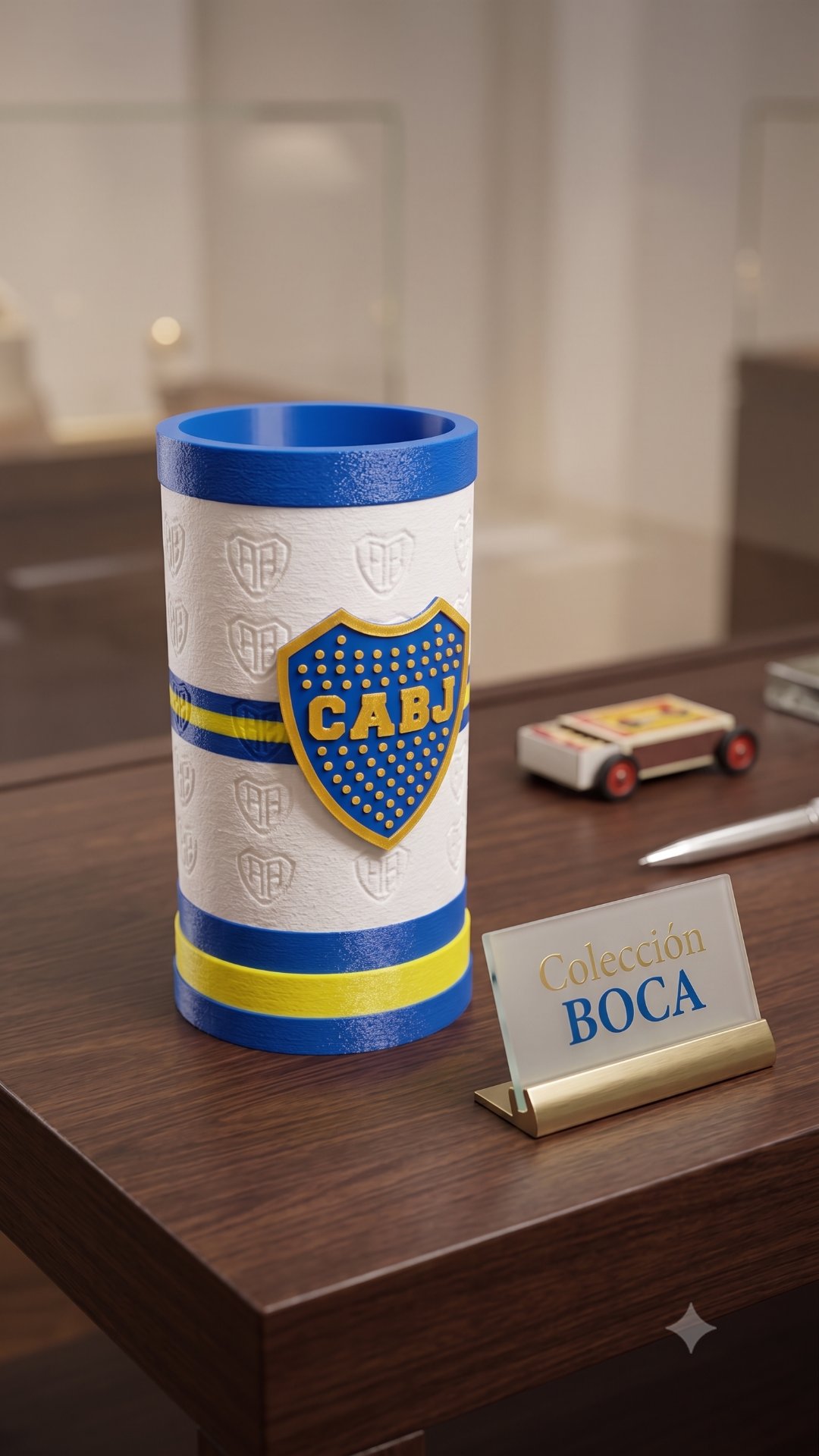 Porta Latas BOCA JUNIORS🏆 ¡Tu pasión en cada detalle! 🔴⚪