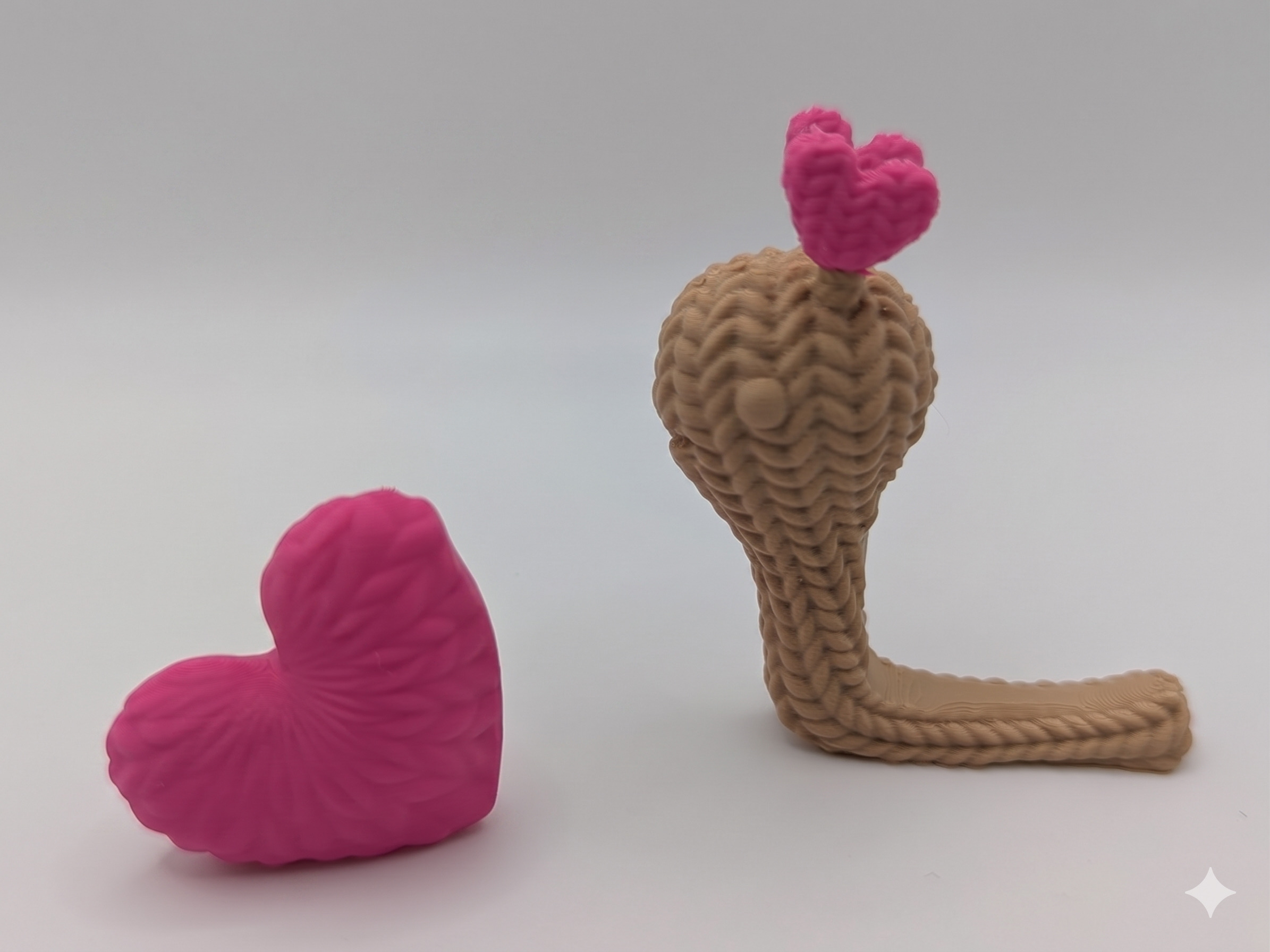 Caracolitos "Tejidos" en 3D: El detalle más tierno para ir despacito pero seguro. 3